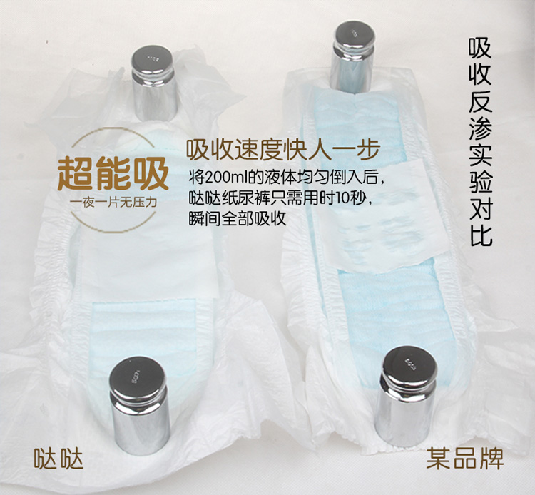 哒 Toàn bộ tã siêu mỏng cho bé L code quần khô bé tã M không kéo quần XL tã S tã giấy sơ sinh