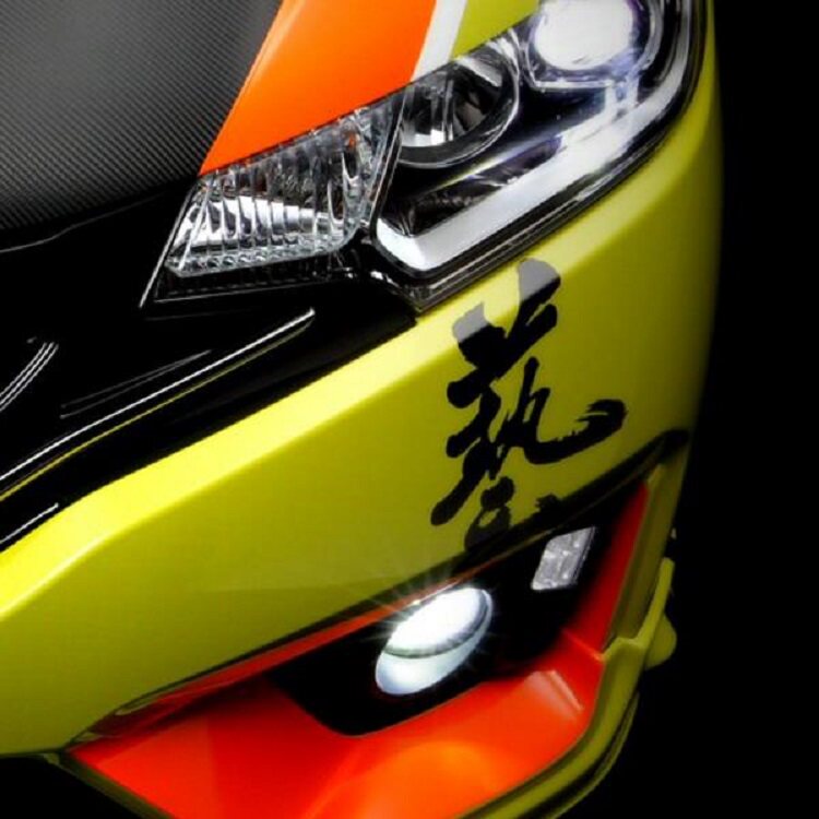 Shanghai dry change Japan JS RACING general parts head sticker WAZA (art copybook) 5 colors optional