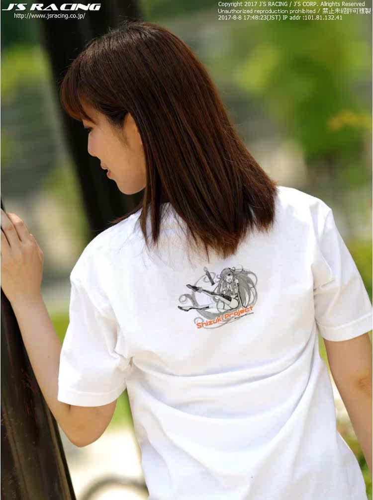 Shanghai dry Japanese JS RACING Sakakayako Shizuki shirt beauty edition size clothes