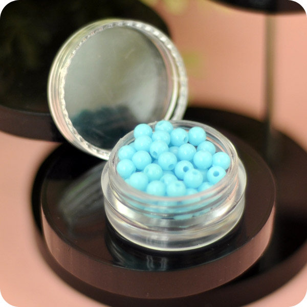 Handmade DIY Va Clothes Hair Accessories Accessories Blue Plastic Beads Accessories Accessories Accessories Blue Plastic Beads