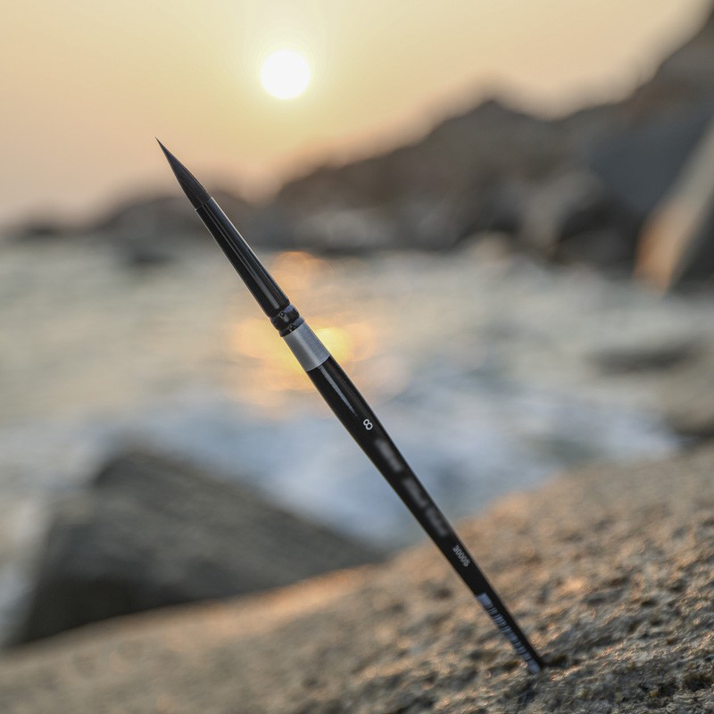 American Black Swan Watercolor Paint 3000 S Squirrel Hair Round Watercolor Multi - functional Net Red Brush