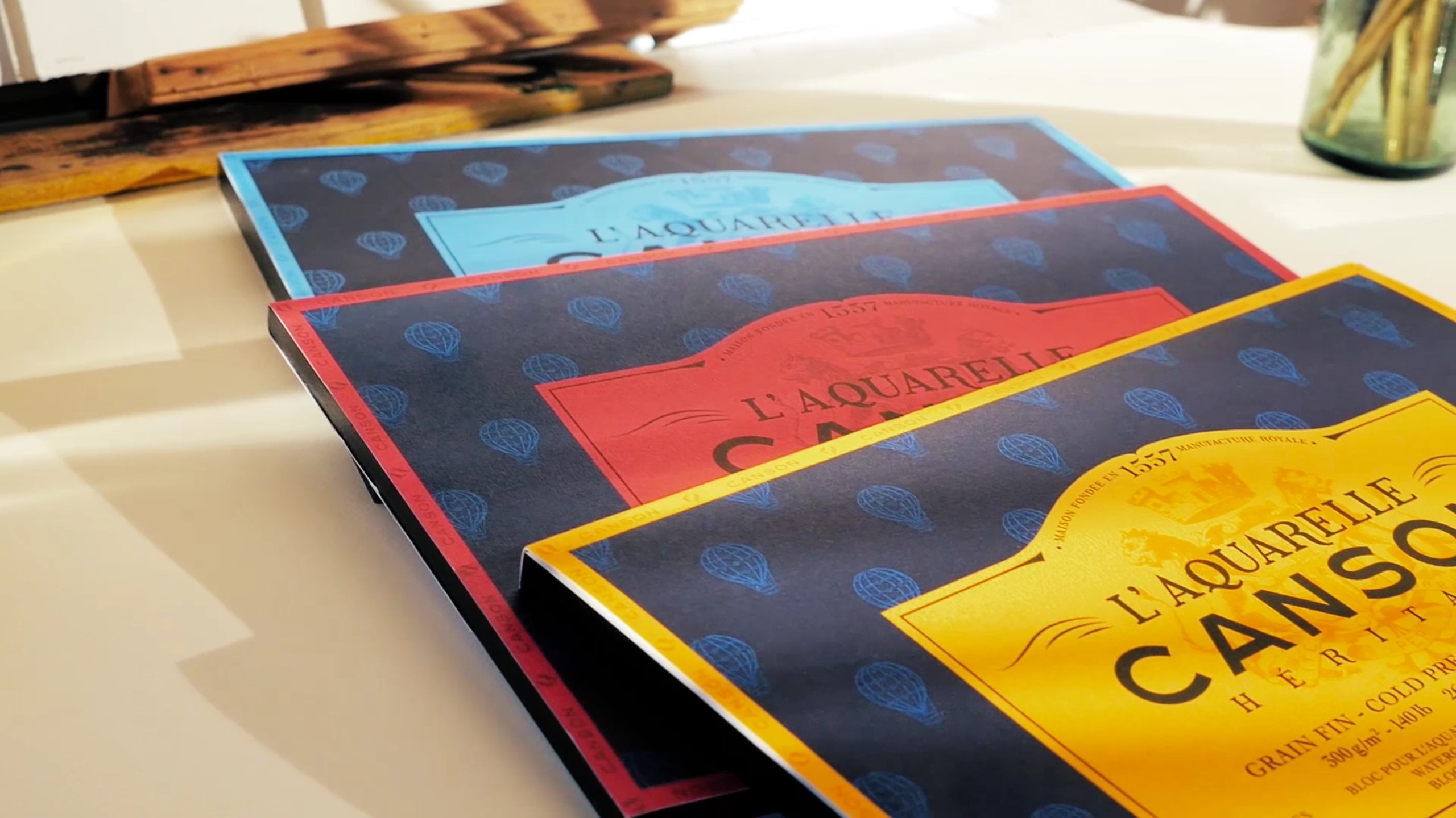 France Kang Song inherits watercolor paper inheritance watercolor