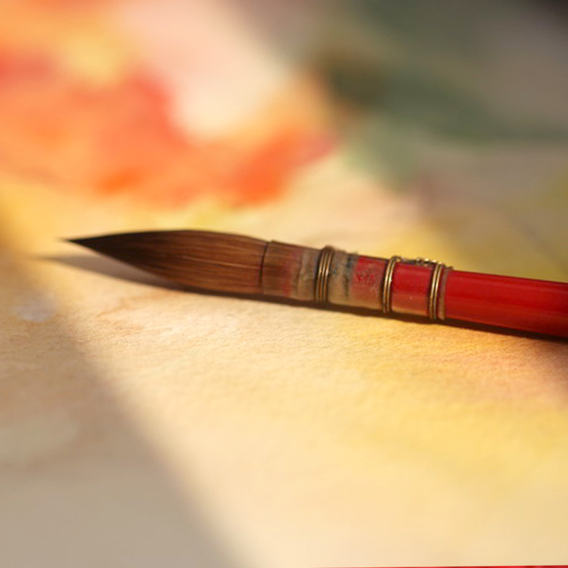 Da Vinci V66 mink hair watercolor pen set Da Vinci red pen painting Jufeng super good watercolor boutique