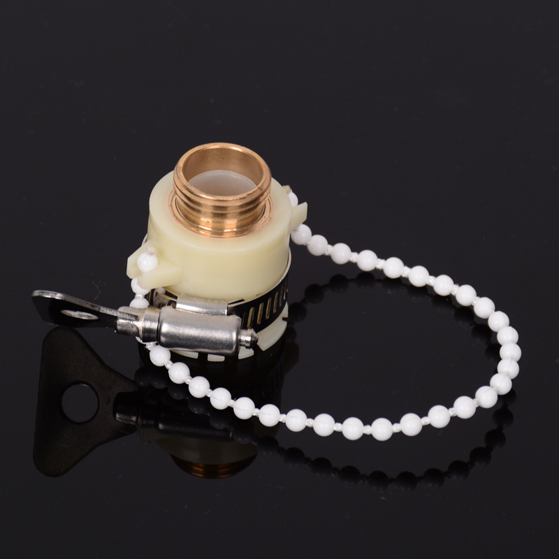 Car wash water pipe pure copper universal joint Faucet water pipe interface high pressure car wash universal joint water gun accessories