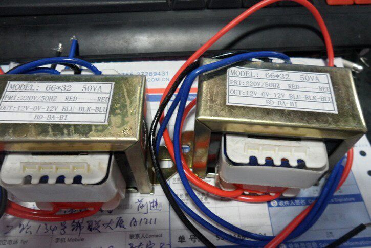 50W 50W double 12V power transformer can power amplifier with electronic transformer circuit board control with transformer