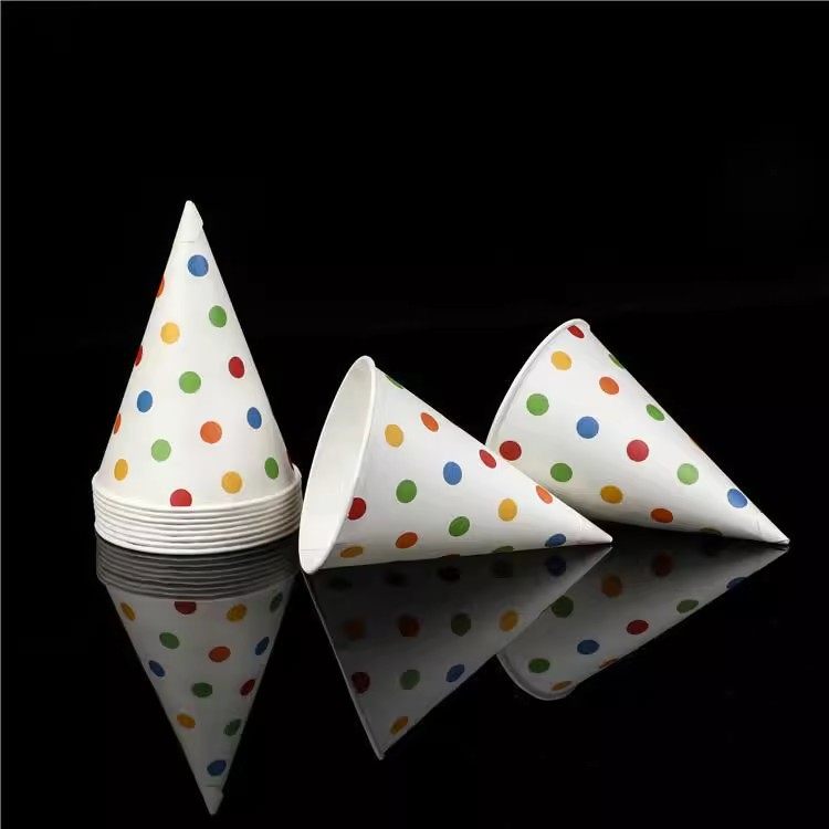 Thickened triangular paper cup & ice cream tip holder: a must-have item ...