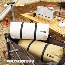 Sanfeng Junieng Camping Pack Travel Bag Bag Anti-splashing Water Wear-resistant Oxford Cloth Lightweight Satchel Backpack