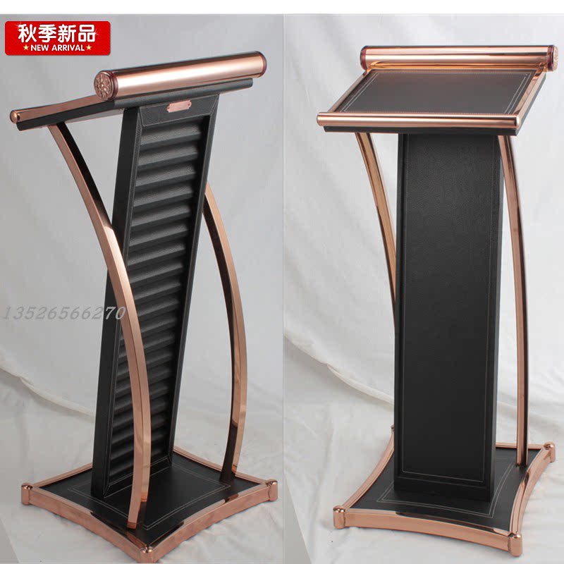 Southern T-52 hotel stainless steel podium reception desk sales office consultation desk training host desk