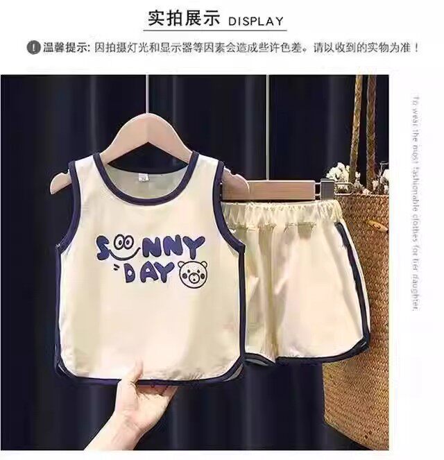 全棉纯棉婴儿夏装一岁宝宝套装夏季薄款分体夏天小孩衣服2026男孩 — 4