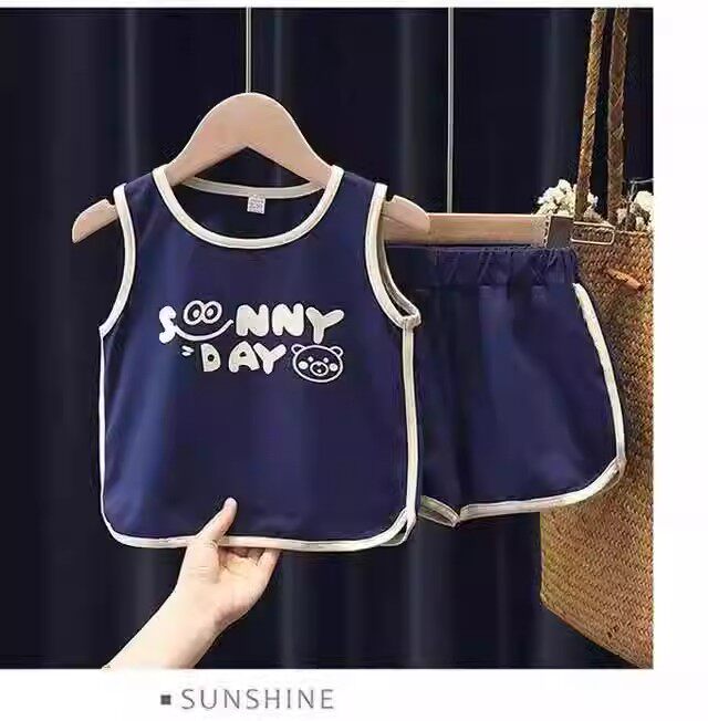 全棉纯棉婴儿夏装一岁宝宝套装夏季薄款分体夏天小孩衣服2026男孩 — 6