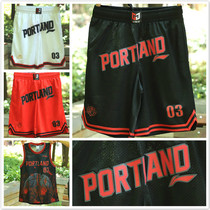 Li Ning CJ McCollum Portland rose basketball game shorts AAPQ057-1-2-3