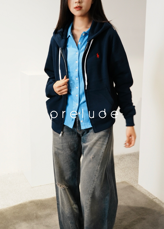 [in Stock] Ralph Lauren Zip-Up Hooded Sweatshirt