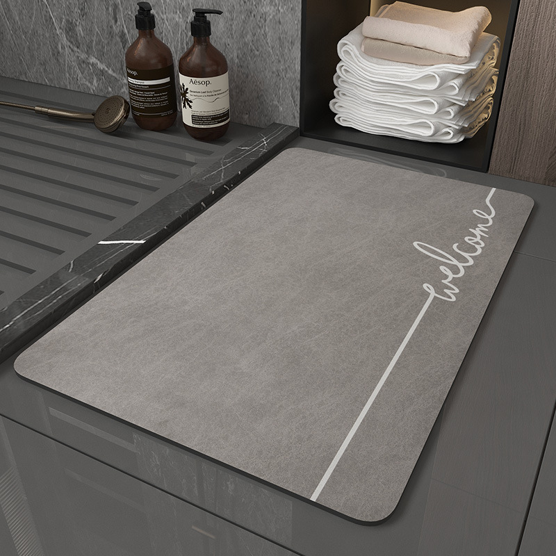 Bathroom Non-slip Mat Doormat Carpet Dressing Room Foot Mat Brief Toilet Door Cushion Bathroom Water Absorbing Floor Mat