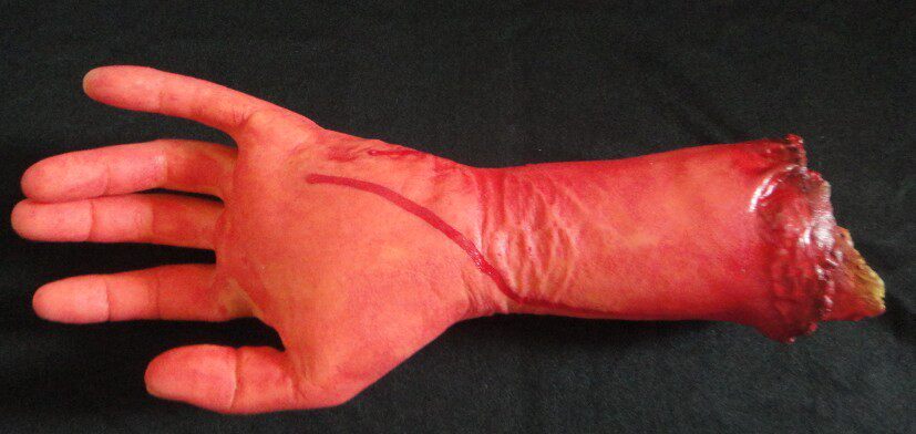 Halloween Festival props KTV decoration supplies for all toys fake blood hands and terrible break