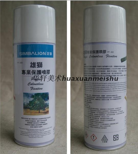 Taiwan Male Lion Professional Protection Spray Gel Sketching Painting Liquid Lead Paper Toner fixing liquid 400ML