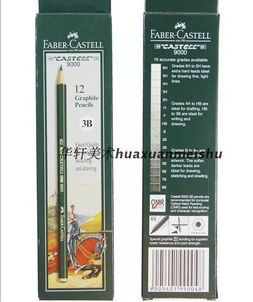 Faber-Castell German Glow Berggia 9000 Sketch Pencil Drawing Pencil Charcoal Lead Pencil-Taobao