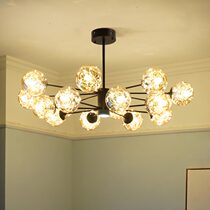 Nordic lighting Living room Bedroom Dining room Simple modern atmosphere Creative starry sky light luxury net Red Magic Bean chandelier