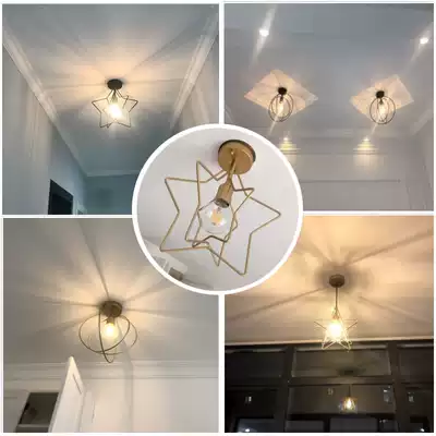 Star lights ins Nordic corridor walkway lights into the home bar entrance lights cloakroom Sun table lamp creative ceiling lights