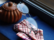 Rodenstock retro glasses frame R4140C tea said small model of the blue marble moire bamboo rhyme elegant