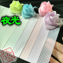 58 Romantic translucent luminous origami large Kawasaki rose love Thousand Paper Crane 15cm 24