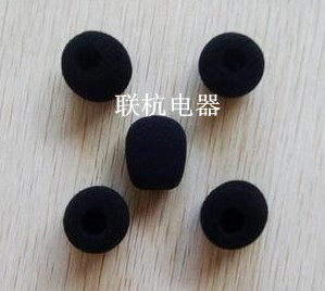 Black Lapel Microphone Sponge cover Windshield Bee Lapel Microphone cover Head wear lapel microphone blowout cover