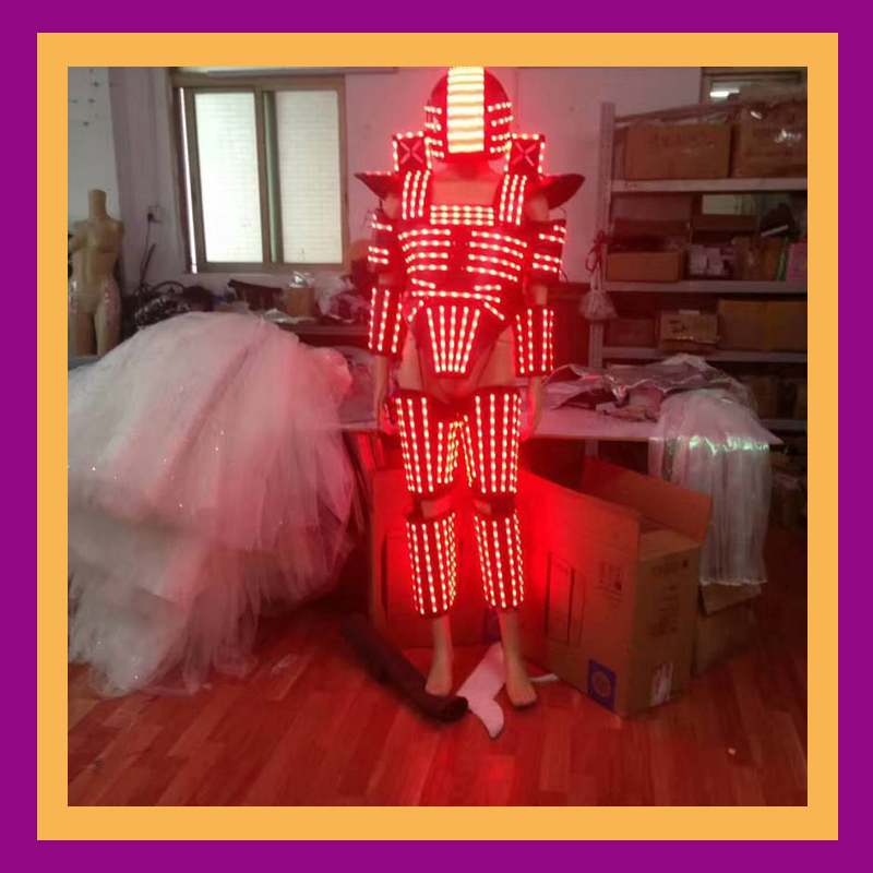 Stage LED lighting performance costumes