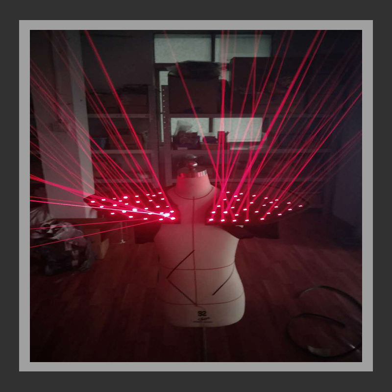Laser dance performance props stage luminous shawl nightclub performance red light shawl guest performance props