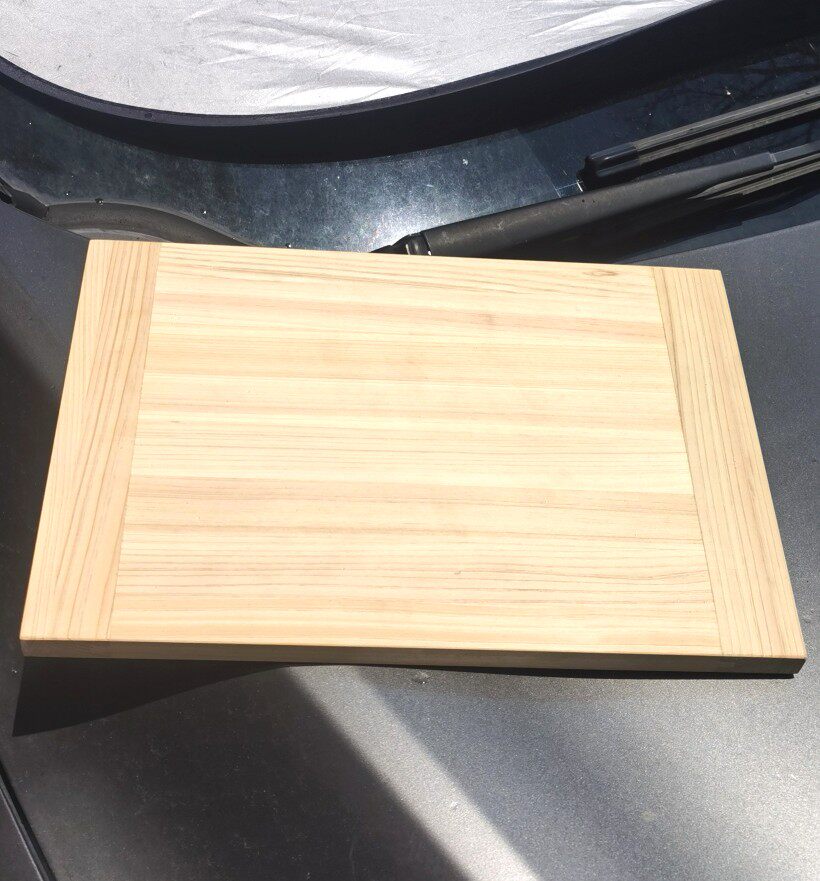 Replacement spare igt table one unit dedicated Japanese cypress cutting board solid wood cutting board
