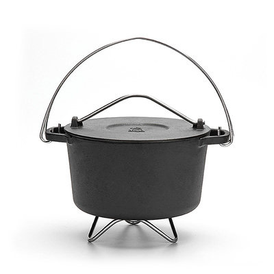 Fire maple cast iron outdoor pots field camping camping cookware self-driving tour picnic soup pot picnic Dutch pot hanging pot