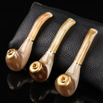 Natural horns smoke infighting fine smoke infighting fine smoke fights fine smoke infighting health care old-style men portable