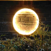 Outdoor waterproof LED light circle door head decorative light courtyard garden landscaping wall hanging outdoor light circle light can be customized