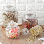 hộp đựng trang điểm B049 chai thủy tinh kín lọ mật ong chai lưu trữ ngũ cốc sữa bột trà lon trà chai rượu cần thiết hàng ngày - Trang chủ hộp đựng quần áo