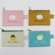 Hàn Quốc sáng tạo ví tiền xu trong suốt dễ thương phim hoạt hình sinh viên khóa túi dây kéo túi lưới nhỏ ví đẹp