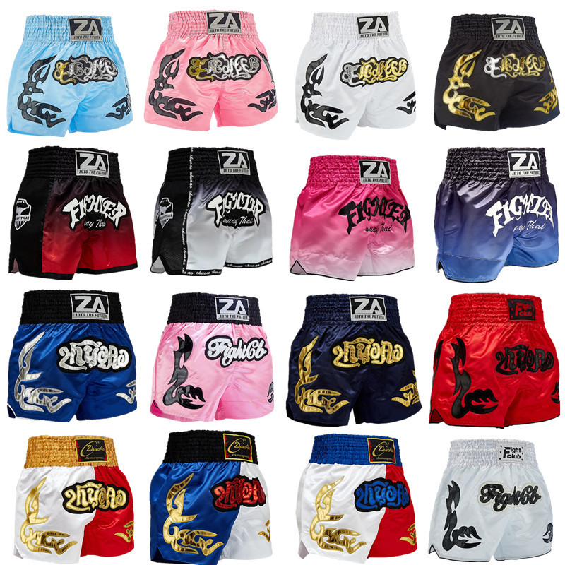 Martial Arts Shorts, Muay Thai Shorts, Boxing Shorts, Children's and Adult Fighting Training Clothes, Men's and Women's Fighting Pants, Sanda Clothing