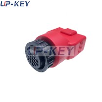 Truck diesel car round mouth 16P to OBD female Diesel to OBD conversion head