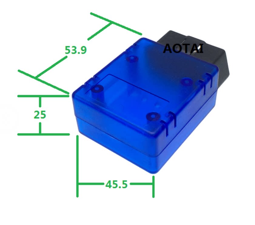 ELM327 Bluetooth plug housing OBD Car plug housing OBD2 Diagnostic connector