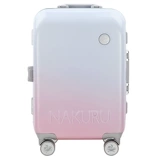 Модный чемодан, вместительная и большая портативная коробка, в корейском стиле, 24 дюймов, алюминиевый кейс