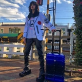 Брендовый чемодан, черная коробка, популярно в интернете, 20 дюймов