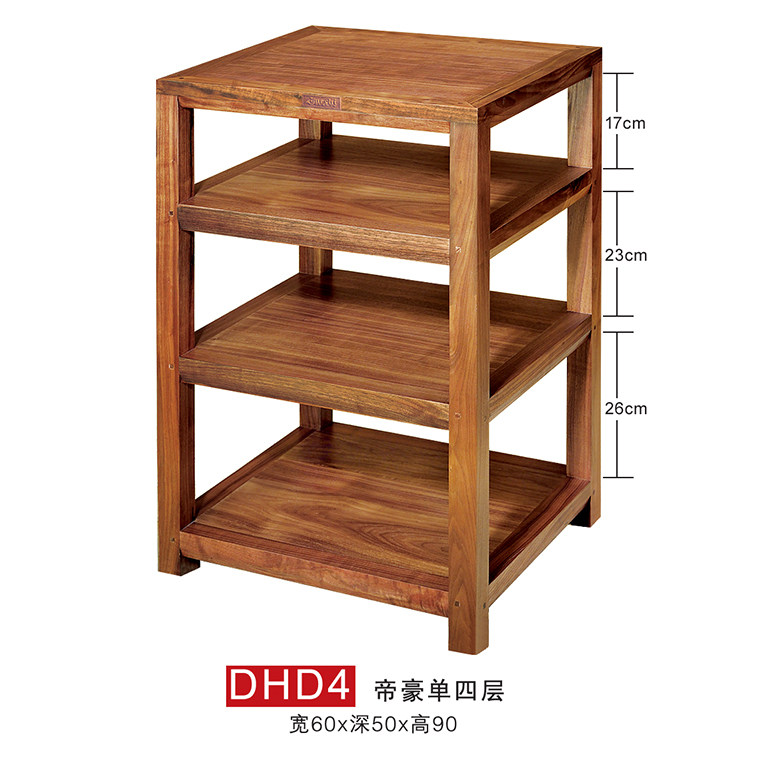 Jazz rack Imperial single 4-layer single four DHD4 audio-visual cabinet TV cabinet four-layer solid wood equipment rack