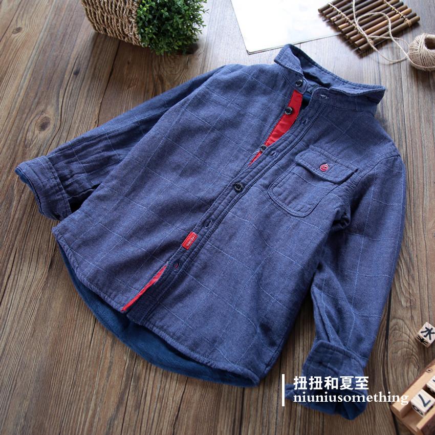 Áo thun nhung cho bé trai 18 mẫu mùa đông trẻ em dày hai lớp sợi cộng với áo nhung kinh doanh quần áo trẻ em