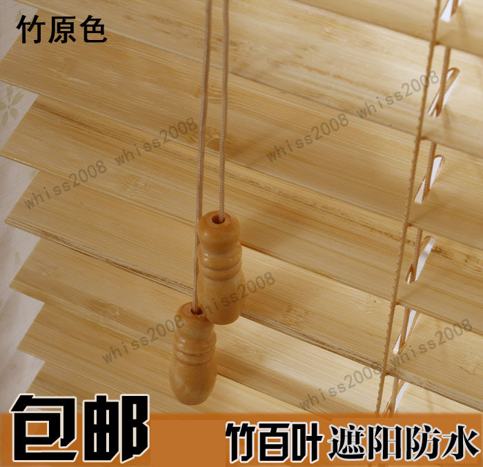  Bamboo curtains Bamboo blinds Bamboo curtains Roll curtains Waterproof sunscreen shading Bathroom powder room curtains