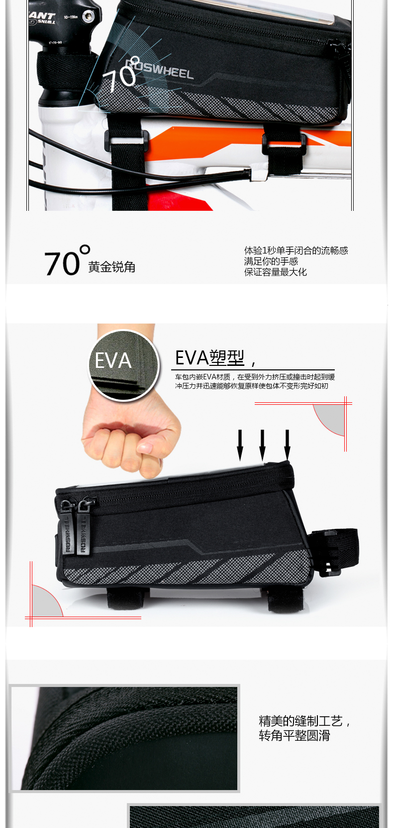 Sacoche pour vélo - Ref 2233389 Image 11