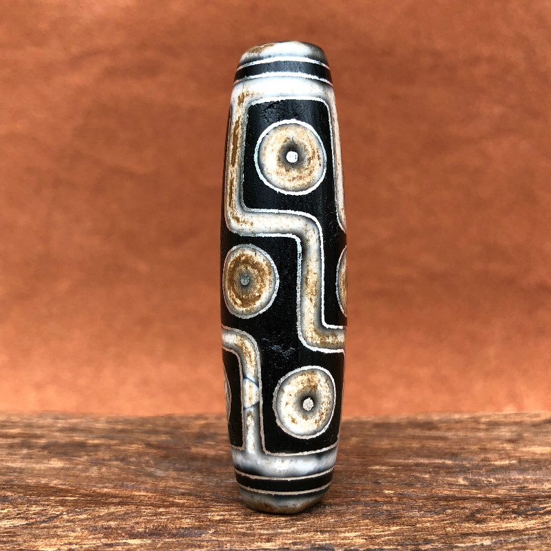 Tibetan Tantric Tianzhu to pure nine-eye silver Tianzhu weathered texture obvious product Xiangjia collection