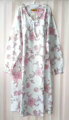 Special clearance cotton women's home night dress Zhuang Kan pure cotton women's home night dress