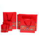 Chinese style ten pack Chinese red gift bag paper bag packaging bag portable paper bag festive tote bag