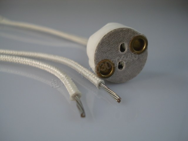 Medical halogen shadowless bulb lamp angle G4 5 3 6 35 lamp foot lamp holder Medical 109 round lamp holder