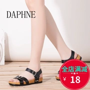 Daphne / Daphne 16 mùa hè dép mới của phụ nữ đế bằng thấp gót hở mũi Giày La Mã 1016303055