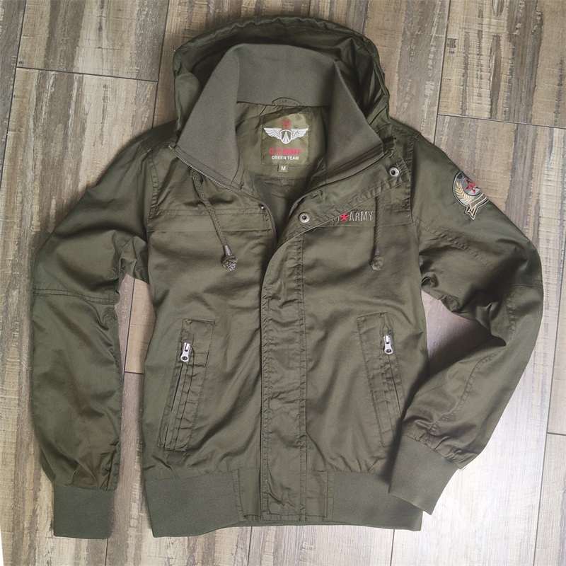 Jacket outdoor camouflage jacket female special forces military uniform army green slim cotton tactical army fan jacket flying spring and autumn