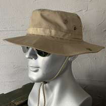 Army Green Bounney Hat Mens Summer Military Memes Tactical Round Side Hat Outdoor Climbing Fishing Fisherman Hat Sunscreen Sunscreen Sunscreen