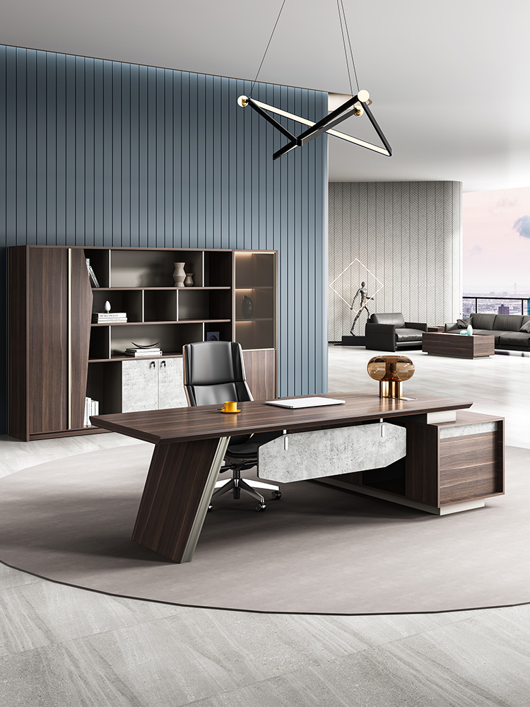 Boss Table Desk Chair Combination Minimalist Modern Manager Desk President Table President Table Light Extravagant Bandai 2022 New